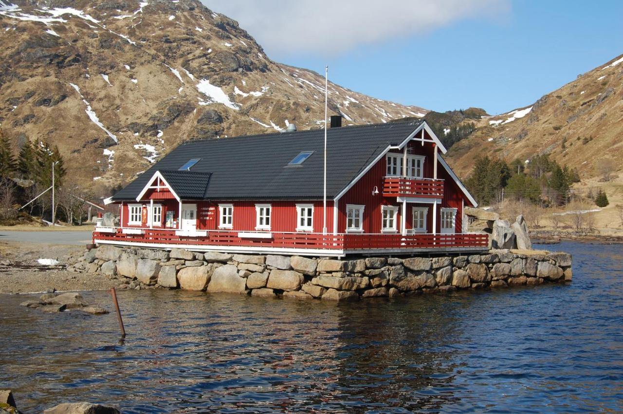 Brustranda Fjordcamping Valberg Kültér fotó