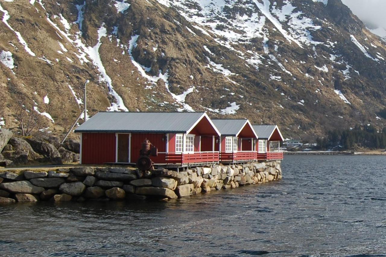 Brustranda Fjordcamping Valberg Kültér fotó