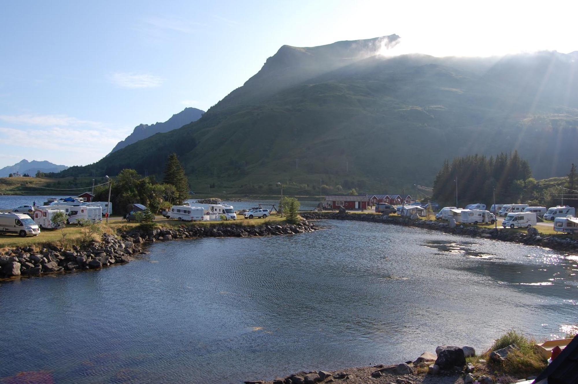 Brustranda Fjordcamping Valberg Kültér fotó