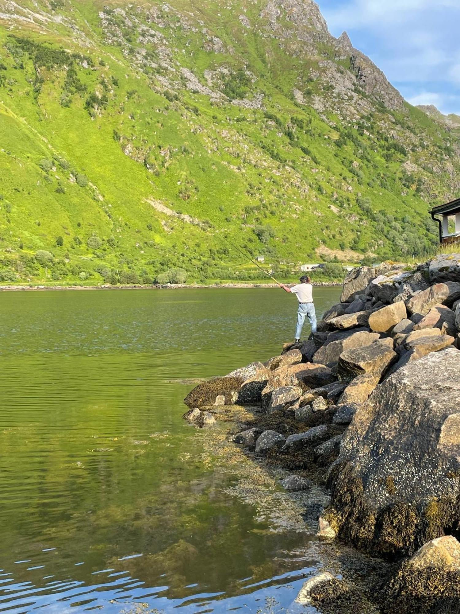 Brustranda Fjordcamping Valberg Kültér fotó